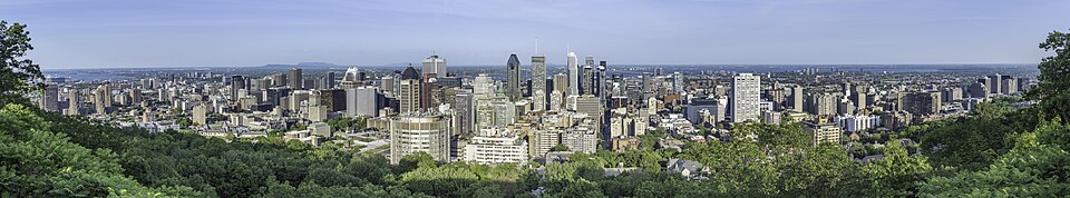 Photograph of the Montreal skyline