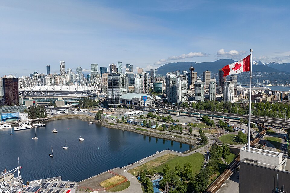 Photograph of the Vancouver skyline
